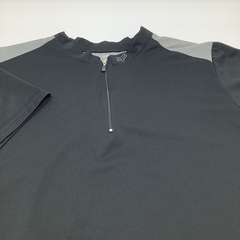 Fox Racing Mens Short Sleeve 1/4‎ Zip Pullover Shirt Size Medium